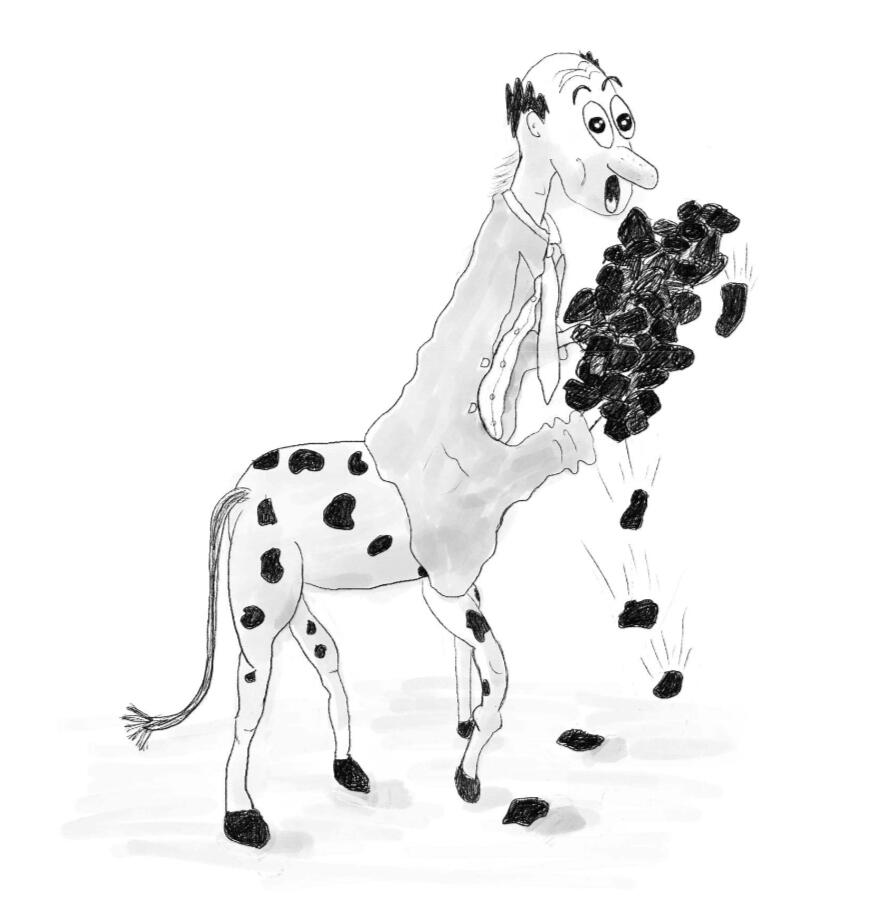 Where's he gonna keep all those leftover spots??